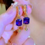 exclusive-Blue earring